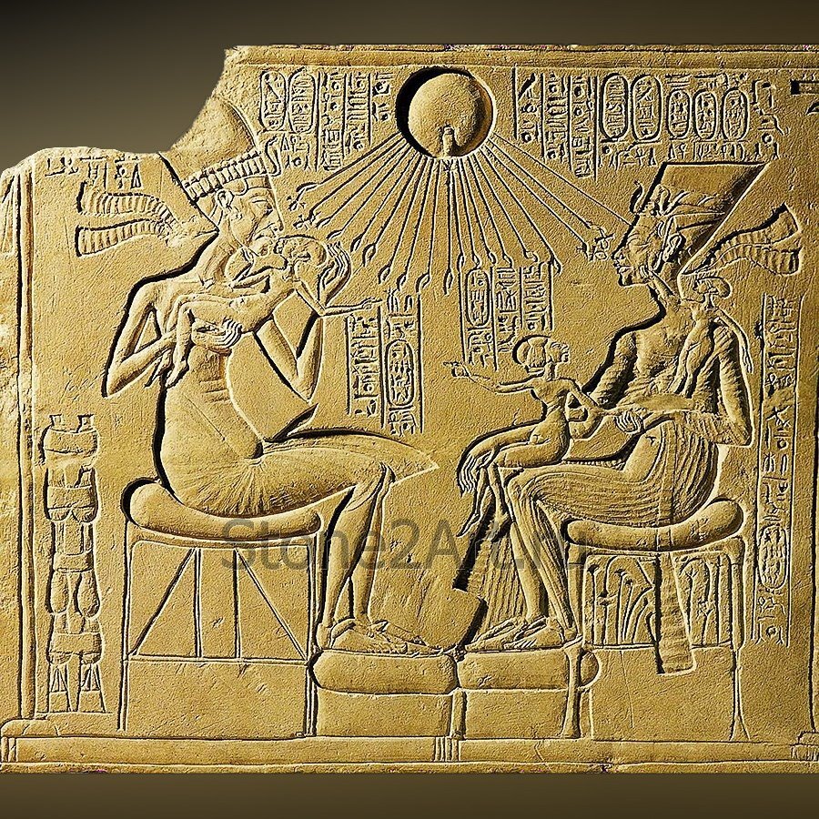          Благодаря кипучей деятельности Эхнатона до современников дошла информация о том, что в Древнем Египте, помимо Ра, солнце еще носило имя Атон.-5