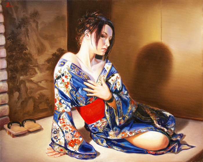 Девушка в кимоно. Автор: Edson Campos.
